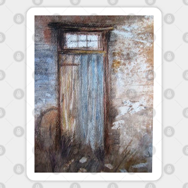 Rustic Mystery Door Sticker by Juliejart